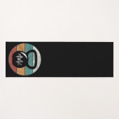  kettlebell aangepast monogram initiaal yogamat (Voorkant (horizontaal))