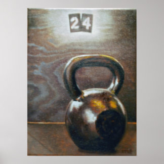 Kettlebell Archival Quality Poster