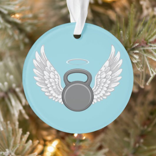 Kettlebell Heaven Ornament (Boom)