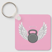 Kettlebell Hemel Sleutelhanger (Voorkant)