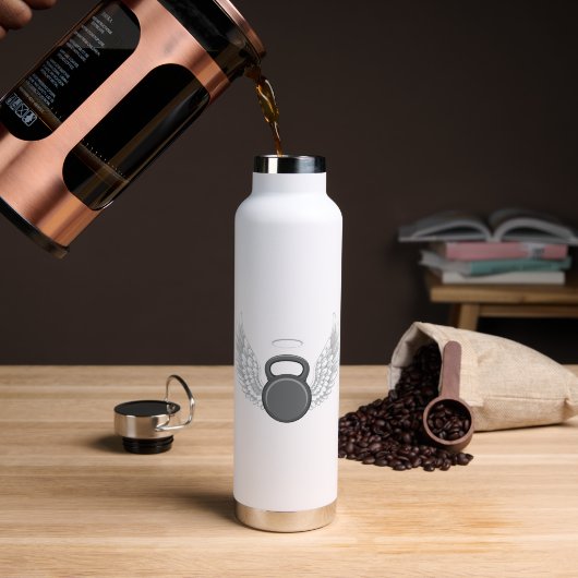 Kettlebell Hemel Waterfles (Koffie (Gedraaid)  )
