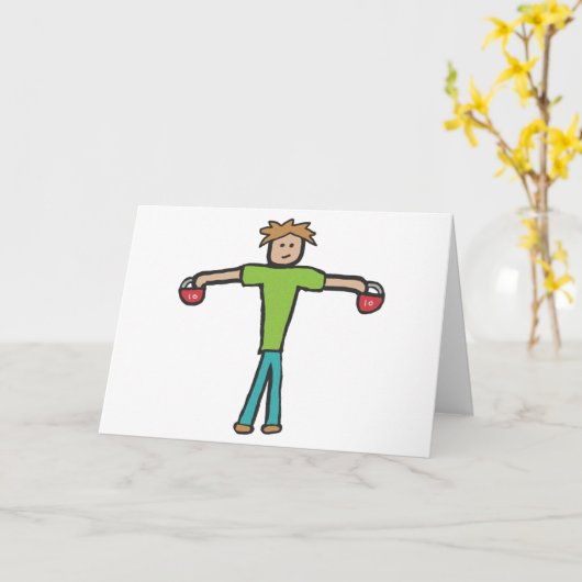 Kettlebell Kaart (Gele Bloem)