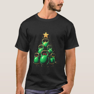 Kettlebell Kerstmis T-shirt