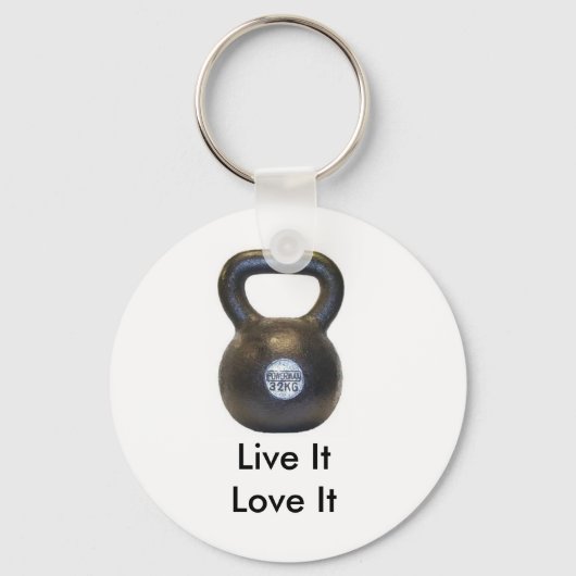 kettlebell, Live ITLove it Sleutelhanger (Voorkant)