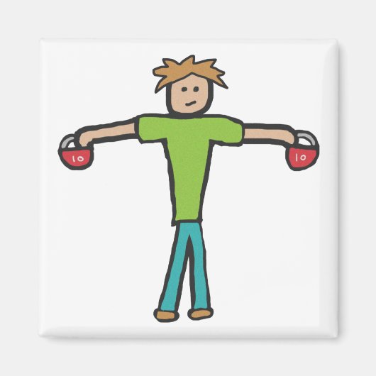 Kettlebell Magneet (Voorkant)