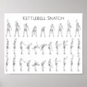 Kettlebell Snatch Poster (Voorkant)