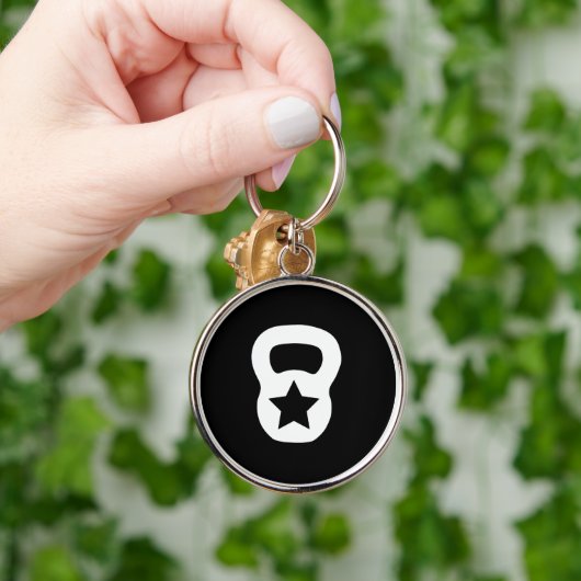 Kettlebell Star Sleutelhanger (Hand)