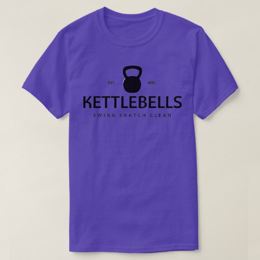 Kettlebell Swing Snatch Clean T-shirt (Design voorkant)