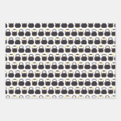 Kettlebell verjaardagsfeestje inpakpapier vel (Voorkant 2)