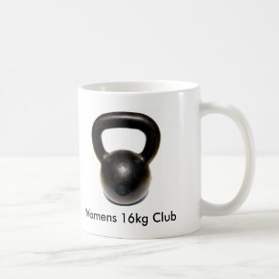 Kettlebell, Womens 16 kg Club Koffiemok