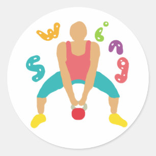 Kettlebells Ronde Sticker