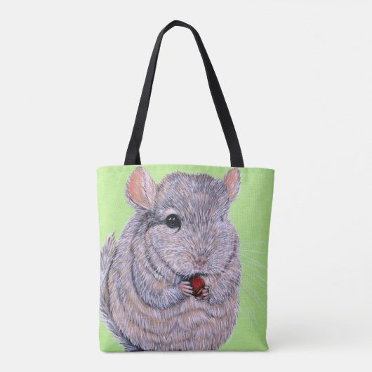 Keuffer Nibbling Chinchilla Painting Draagtas (Achterkant)