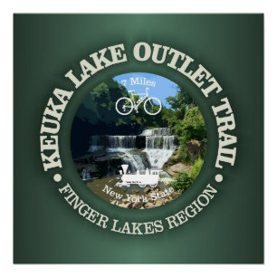 Keuka Lake Outlet Trail (fietsen c) Perfect Poster