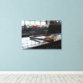 Keuken 21 canvas afdruk (Insitu (Houten vloer))