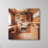 Keuken 2 canvas afdruk (Voorkant)