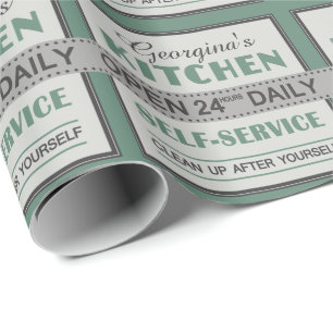 Keuken - aangepaste benaming - verpakkingspapier cadeaupapier