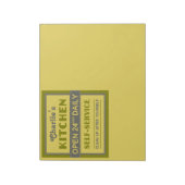 Keuken - aangepaste naam - blocnote (Gedraaid)