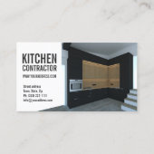 Keuken Aannemer Cabinetry Timmerwerk Modern Visitekaartje (Voorkant)