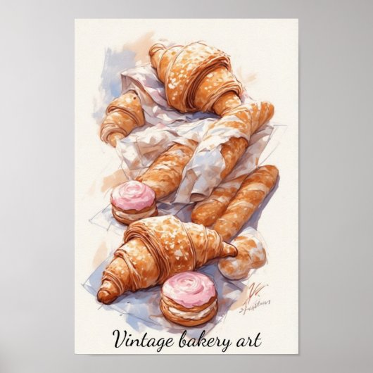 Keuken Bakkerij Poster (Voorkant)