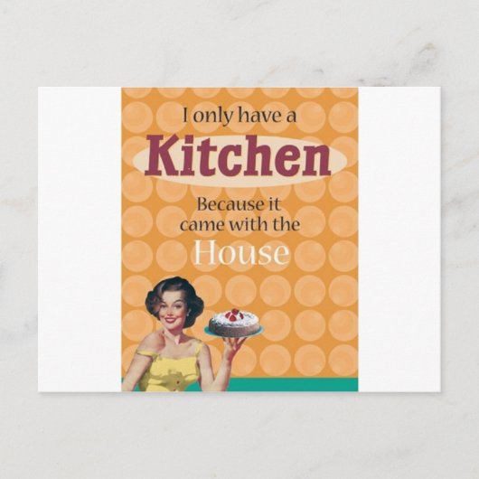 keuken briefkaart (Voorkant)