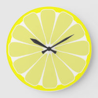 Keuken Citroen Fruit Wandklok Cadeau