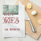 keuken decor bakken zoete herinneringen theedoek (Quarter Fold)