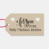 Keuken Desserts Gift Label Cadeaulabel (Achterkant Horizontaal)