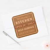 Keuken - douanenaam - stickers (Envelop)