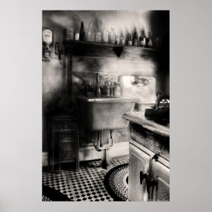 Keuken - Een oude keuken Poster
