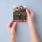 Keuken- en badkamerontwerp, keuken- en badkamer flyer (Hand)