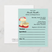 Keuken en Recept Shower (Voorkant / Achterkant)