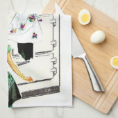 keuken- en stokhanddoek theedoek (Quarter Fold)