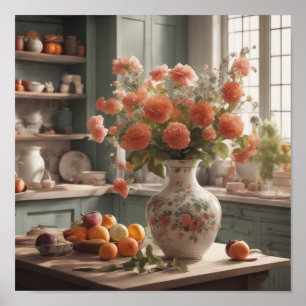 Keuken Eten Koken Chefs Bakken Wall Art Poster