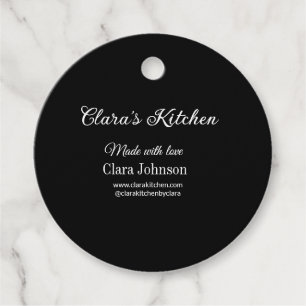Keuken Food Chef toevoegen Restaurant Cater Naam D Bedankjes Labels