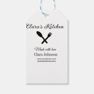 Keuken Food Chef toevoegen Restaurant Cater Naam D Cadeaulabel