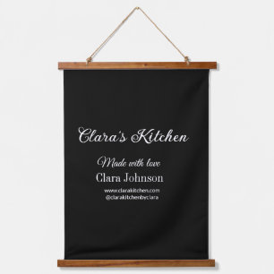 Keuken Food Chef toevoegen Restaurant Cater Naam D Hangend Wandkleed