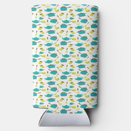 Keuken Gebruiksvoorwerpen patroon wit (Achterkant)