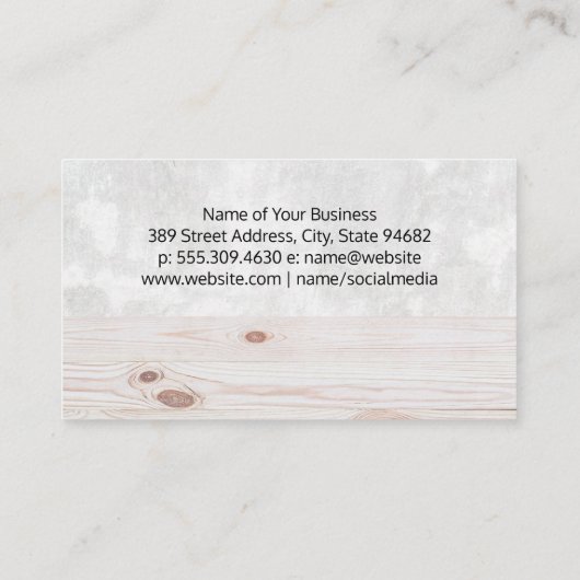 Keuken Gereedschap | Culinair | Chef Visitekaartje (Achterkant)