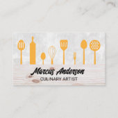 Keuken Gereedschap | Culinair | Chef Visitekaartje (Voorkant)