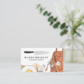 Keuken Gereedschap | Kook Ingrediënten Visitekaartje (Staand voorkant)