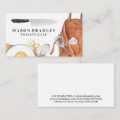 Keuken Gereedschap | Kook Ingrediënten Visitekaartje (Voorkant / Achterkant)