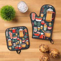 Keuken Guardian Oven Mitt en Pot Holder Set