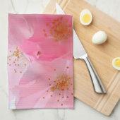 Keuken handdoek / appel bloesems (Quarter Fold)