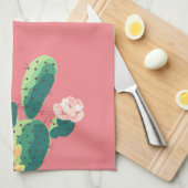 Keuken Handdoek Boheemse Cactus Succulenten Desser (Quarter Fold)