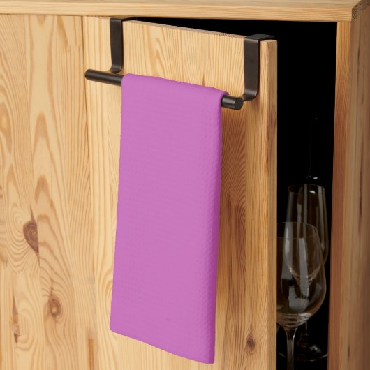 Keuken handdoek-Bright Fuchsia Roze Theedoek (Derde Gevouwen)