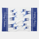 Keuken handdoek-De Herten Vrolijk Kerstmis Theedoek (Horizontaal)