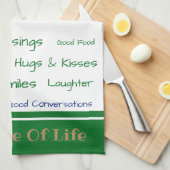 Keuken handdoek-De Spice of Life Theedoek (Quarter Fold)