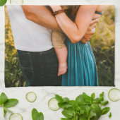 Keuken handdoek foto sjabloon (Gevouwen)