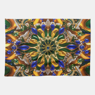 Keuken handdoek met Brazilië Kleuren Design