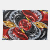 Keuken handdoek met Duitse kleuren Design (Horizontaal)